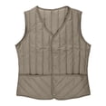 thumbnail image 1 of Kilaqueen Puffer Vests for Women Lightweight Button Down V Neck Sleeveless Waistcoat with Pockets Slim Fit Fall Winter Warm Padded Gilet, 1 of 6