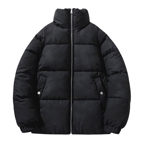 Kilaqueen Quilted Jackets for Women Stand Collar Full Zip Long Sleeve Padded Puffer Coats with Pockets 2025 Fall Winter Warm Outfits