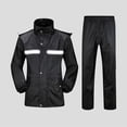 thumbnail image 1 of Kilaqueen Rain Suit Jacket & Trouser Suit Raincoat for Men, Outdoor All-Sport Breathable Anti-Storm Rain Coat with Double Brim, Waterproof Motorcycle Hi Vis Rain Suit, 1 of 9