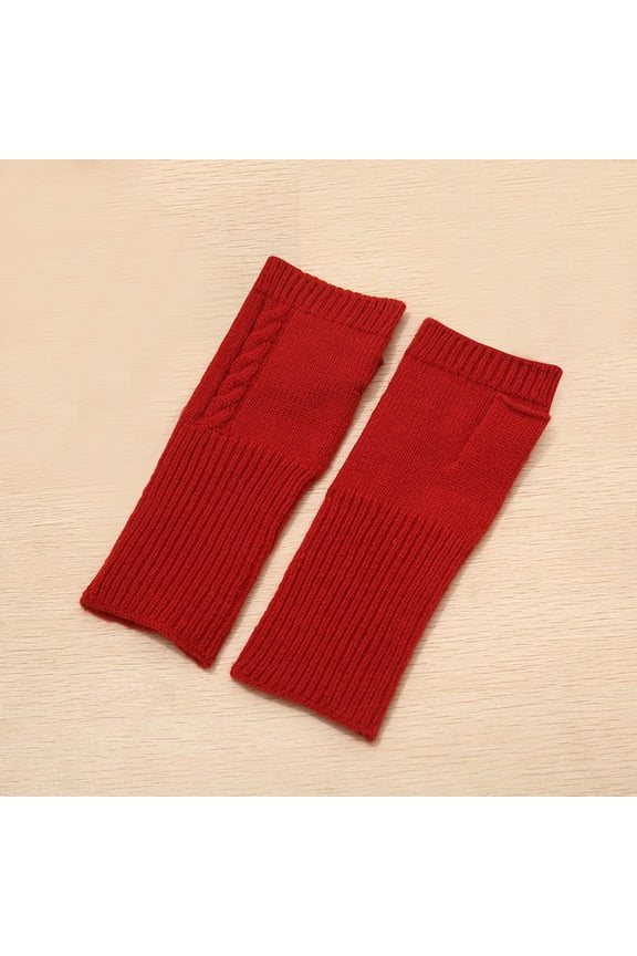 Ribbed Knit Arm Warmers for Women Elbow Long Fingerless Gloves for Cold Weather Thumb Hole Arms Warmers