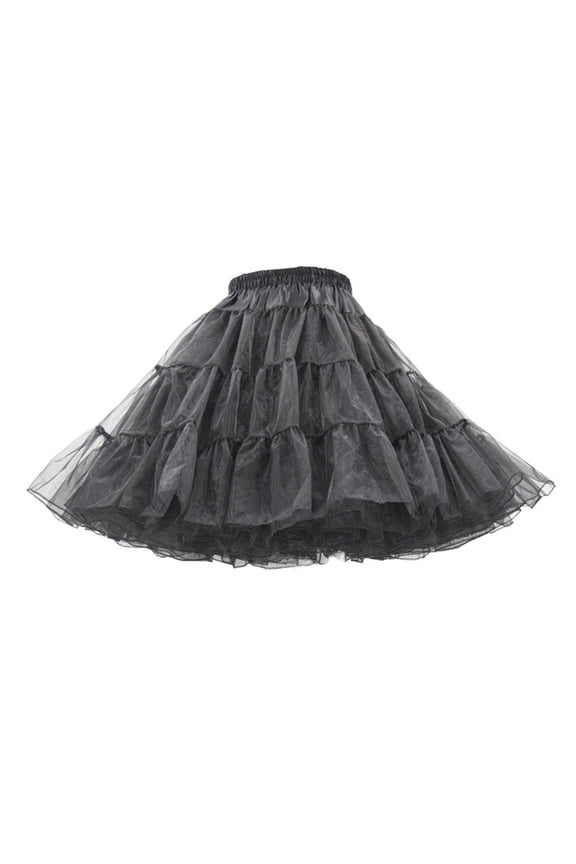 Skirts for Women Mesh Pleated Puffy Elastic Tulle Ballet Skirts Layered Fairy Skirts for Dance, Halloween & Costume 80s Outfit