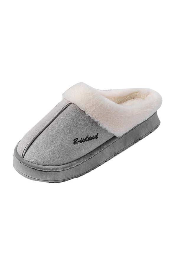 Slippers for Women Faux Fur Soft Plush Memory Foam Anti-Slip House Slippers Comfy Warm Winter Bedroom Indoor Outdoor Slippers