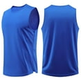 thumbnail image 1 of Kilaqueen Tank Tops Men Quick Drying Crew Neck Sleeveless Shirt Moisture Wicking Solid Color Athletic Gym Muscle Workout Tops, 1 of 5