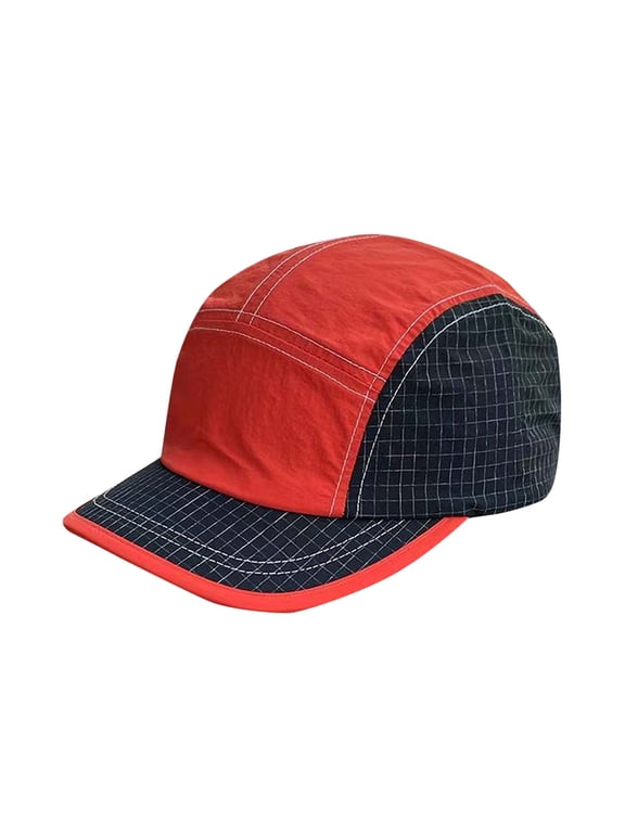 UPF 50+ Mens Hat Color Block Quick Dry Lightweight Baseball Cap Performance Running Athletic Hiking Hiphop Hat for Large Head