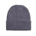thumbnail image 1 of Kilaqueen Unisex Beanie Hats Classic Ribbed Knit Cuffed Warm Winter Hats Mens Womens Ski Hats Solid Color Soft Stretchy Trawler Hat, 1 of 2