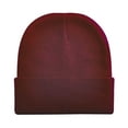 thumbnail image 1 of Kilaqueen Unisex Beanie Hats Classic Ribbed Knit Cuffed Warm Winter Hats Mens Womens Ski Hats Solid Color Soft Stretchy Trawler Hat, 1 of 2