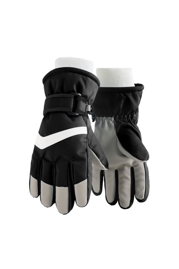 Waterproof Kids Ski Gloves for Extreme Cold Teen Boy Girl Windproof Warm Snow Gloves Winter Thermal Fleece Outdoor Sports Snowboard Bicycle Gloves for Children Aged 4-12