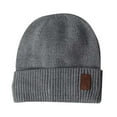 thumbnail image 1 of Kilaqueen Winter Mens Hat Rib Knit Beanie Thermal Thick Polar Fleece Snow Skull Cap Running Cycling Snow Ski Beanie, 1 of 3