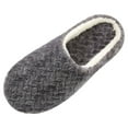 thumbnail image 1 of Kilaqueen Winter Warm Slippers, Comfy Rhombus Pattern Faux Fur House Shoes Scuff Memory Foam Slip on Anti-Skid Sole Indoor Outdoor House Slippers for Women and Girls, on Clearance US 5.5-10, 1 of 5