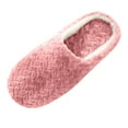 thumbnail image 1 of Kilaqueen Winter Warm Slippers, Comfy Rhombus Pattern Faux Fur House Shoes Scuff Memory Foam Slip on Anti-Skid Sole Indoor Outdoor House Slippers for Women and Girls, on Clearance US 5.5-10, 1 of 5