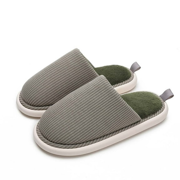 Kilaqueen Women/Men House Slipper Textured Keep Warm Winter Slide Lightweight Flat Casual Sandal Indoor Memory Foam Comfy Anti-Slip Cloud Slippers
