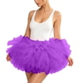 thumbnail image 1 of Kilaqueen Women's Five Layer Tulle Tutu Skirt with Elastic High Waist, Short Fluffy Costume Skirt for Dance, Rave, Party and Dress Up Outfits, 1 of 7