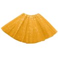 thumbnail image 1 of Kilaqueen Women's Sparkle Tulle A Line Skirt with Elastic Waistband, Short Layered Dance Tutu for Party Outfit, Festival, Costume and Dress Up, 1 of 3