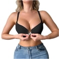 thumbnail image 1 of Kilaqueen Womens Front Closure Support Bra, Lift and Shape Bralette for Full Coverage, T Shirts, Work, Lounging and Everyday Wear, 1 of 5