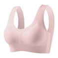 thumbnail image 1 of Kilaqueen Womens Seamless Pullover Bra, Wide Strap Scoop Neck Everyday Bralette with Smooth Cups for T Shirts, Lounging, Work and Casual Wear, 1 of 5