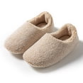 thumbnail image 1 of Kilaqueen Womens Teddy Fleece Closed Back Indoor Slippers Comfy Warm Winter House Slippers Socks Curly Fuzzy Slip On Bedroom Slippers, 1 of 4