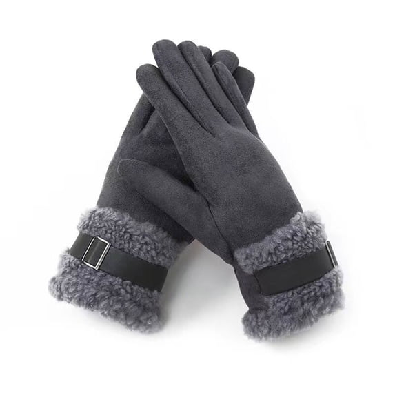 Kilaqueen Womens Winter Gloves Stretch Fleece Gloves for Cold Weather, Warm Gloves With Touch Screen Texting Fingers, Windproof Gloves