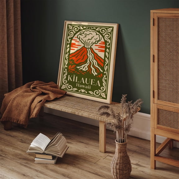 Kilauea Volcano Hawaii Unframed Paper Print