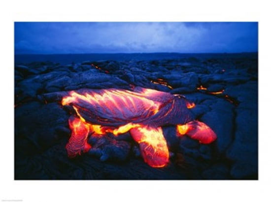 Kilauea Volcano Hawaii Volcanoes National Park Hawaii USA Canvas Art - (24 x 18)