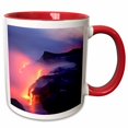 thumbnail image 1 of 3drose, Kilauea Volcano, Hawaii Volcanoes Np, Hawaii - Us12 Dpb0528 - Douglas Peebles, 11oz Two-tone Red Mug, 1 of 6