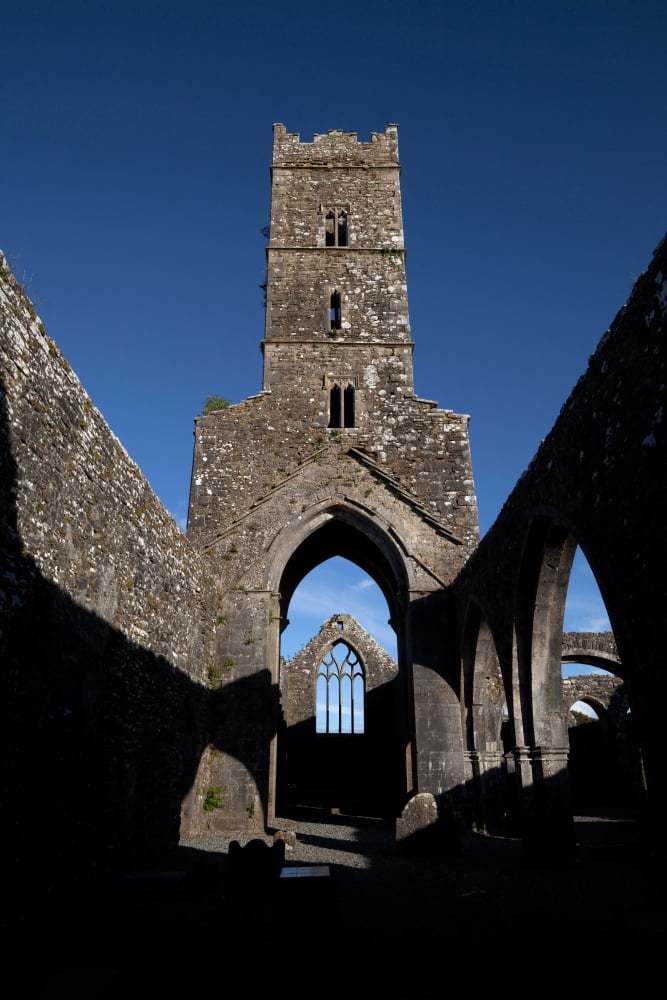 Kilconnell Friary founded in 1353 on the site of a 6th Century Franciscan monastery closed in the 17th Century County Galway Ireland Canvas Art - Panoramic Images (27 x 9)