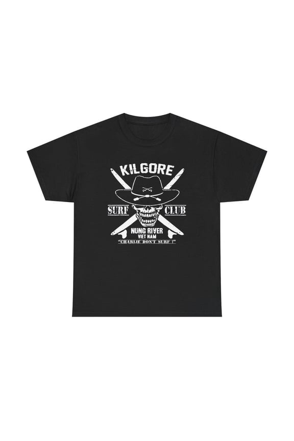 Kilgore Surf Club Shirt Apocalypse Now Movie Logo Retro War Graphic Unisex Cotton T-Shirt, Size S-5XL