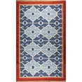 thumbnail image 1 of Kilim 04 5X8 Blue Handwoven Wool Area Rug, 1 of 4