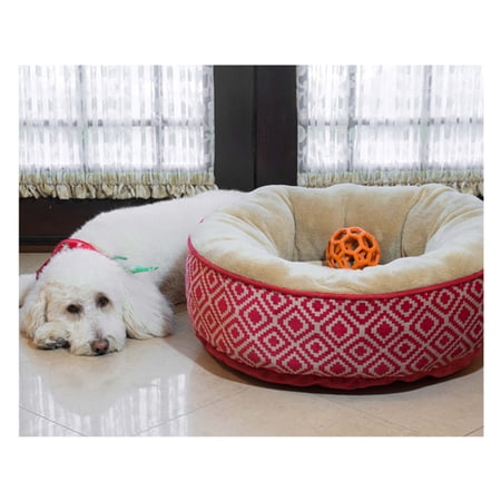 Kilim Donut Pet Bed by Pet Maison for Unisex - 27 x 8 Inch Pet Bed