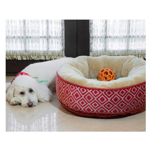 Kilim Donut Pet Bed by Pet Maison for Unisex - 27 x 8 Inch Pet Bed