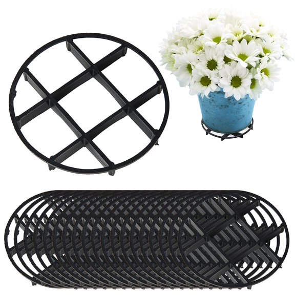 Kilisky 20pcs Prevention Flower Pot Drainage Reusable Pad Garden Ventilated Flower Pot Pad Flower Pot Grid Pot Pads Flowerpot Gasket