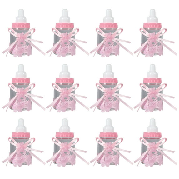 Kilisky Candy Bottle,12Pcs Candy Chocolate Bottles Box For Girl Boy Baby Shower Party Favors Gifts Decorations, Bottles Candy Box
