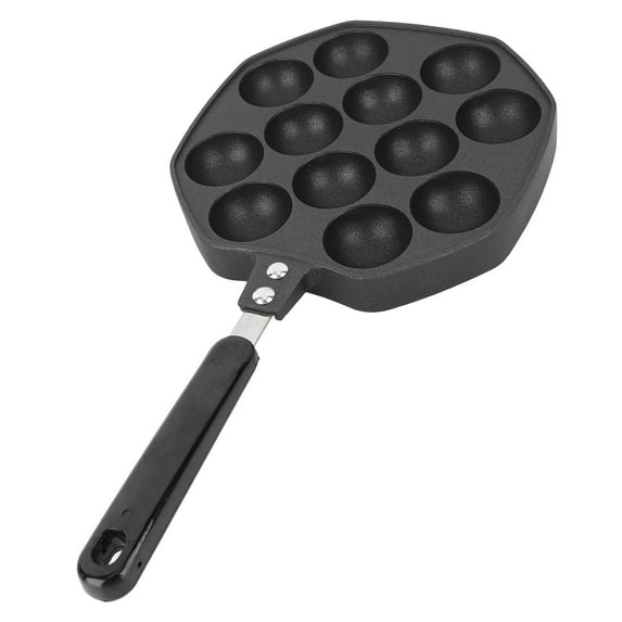 Kilisky Octopus Ball Maker,Takoyaki Pan 12 Molds Takoyaki Maker Skillet Aluminum Alloy Nonstick Grill Pan Cooking Plate For Fish Balls Pancake,Takoyaki Maker Pan