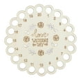 thumbnail image 1 of Kilisky Wooden Embroidery Floss Organizer Multipurpose Hollow Design Multi Holes Cross Stitch Floss Thread Holder for Sewing Floss Accessories LOVE Roses, 1 of 21