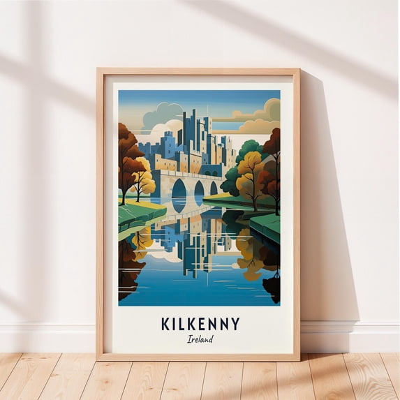 Paper Castle Kilkenny Castle Wall Art Print, Ireland Decor - Walmart.com