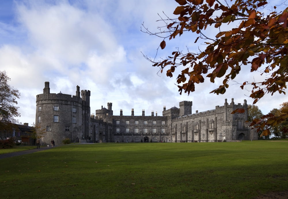 Kilkenny Castle - rebuilt in the 19th Century County Kilkenny Ireland Canvas Art - George Munday Design Pics (36 x 24)