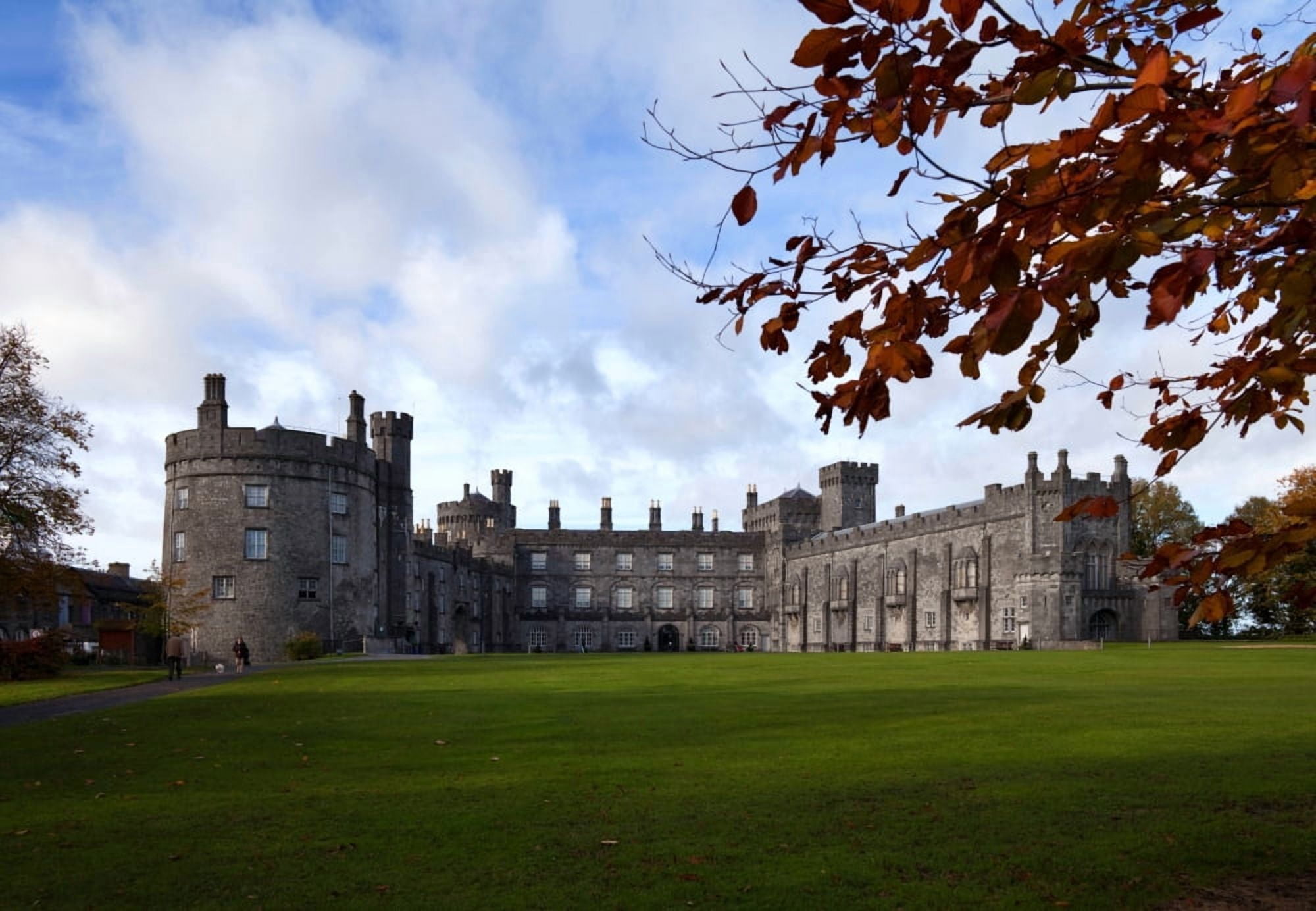 Kilkenny Castle - rebuilt in the 19th Century County Kilkenny Ireland Canvas Art - Panoramic Images (25 x 36)