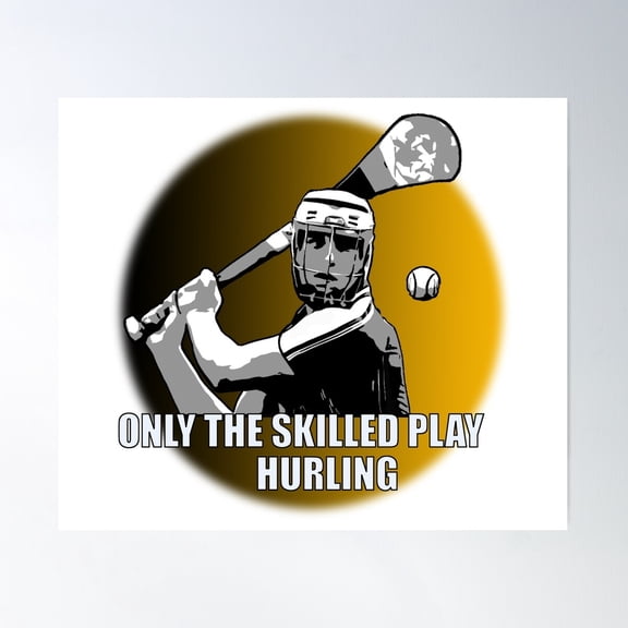 Kilkenny Cats Hurling Poster Wall Art, Modern Wall Decor For Living Room Bedroom, 12x18 UNFRAMED