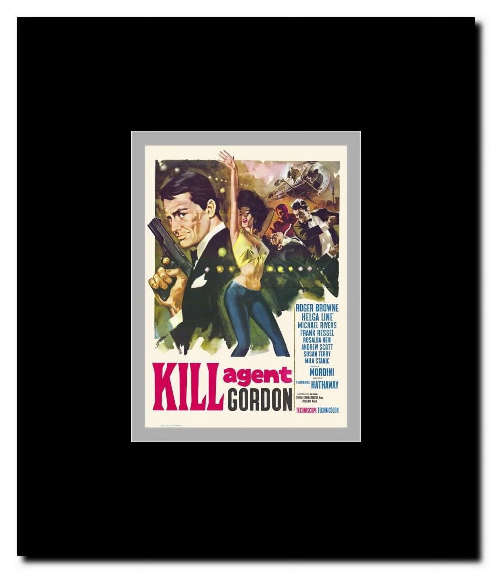 Kill Agent Gordon Framed Movie Poster