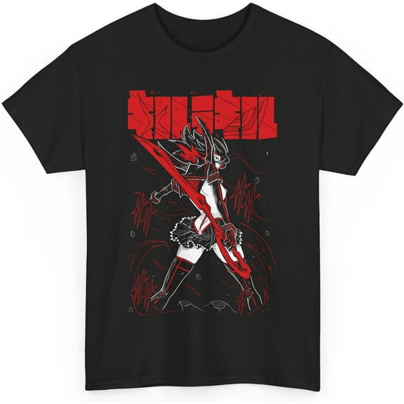 Kill Anime La Kill Shirt Ryuko Matoi T-Shirt Unisex Black T-Shirt