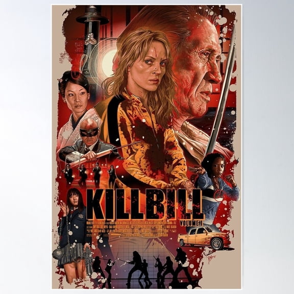 Kill Bill Ruiz Burgos Poster Wall Art, Modern Wall Decor For Living Room Bedroom, 12x18 UNFRAMED