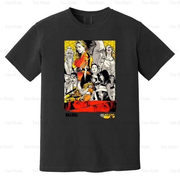 Kill Bill Vol 1 Quentin Tarantino Movie Uma Thurman Action,, Comfort Color T-Shirt Unisex, up to 4XL