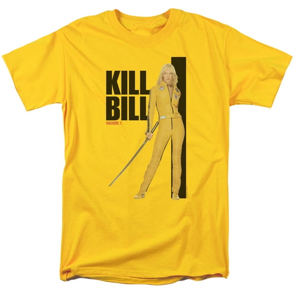 Kill Bill Yellow Suit Poster Adult 18/1 T-Shirt Yellow