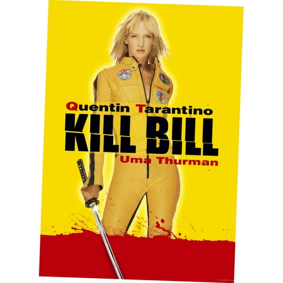 Kill Bill poster Metal Print 12x16 Large Art Print on Metal 12x16 Square Adults Poster Time