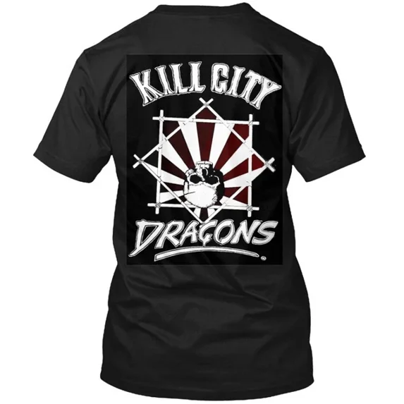 Kill City Dragons Tee T-Shirt Made in the USA Size S to 5XL