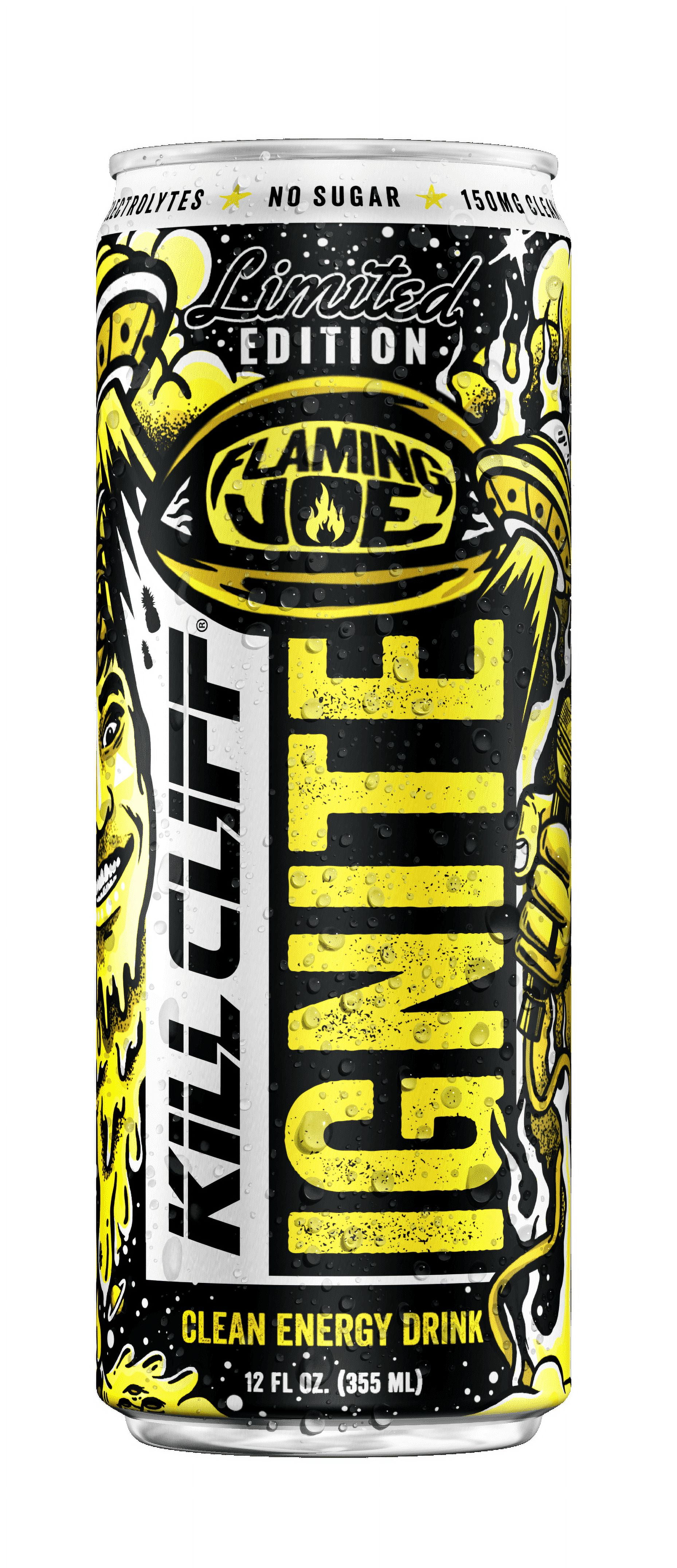Kill Cliff Ignite Flaming Joe, 12oz 12CT CLEAN ENERGY DRINK