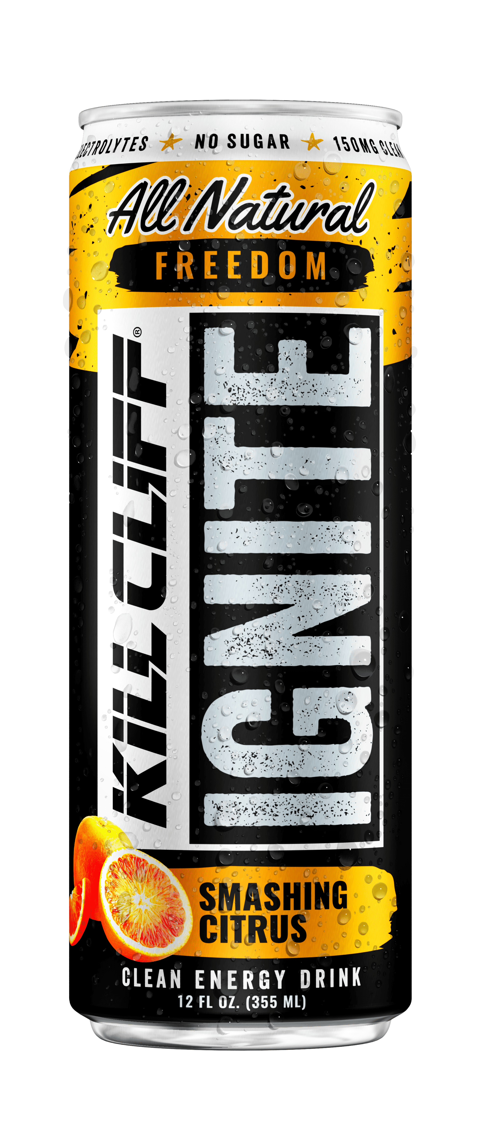 Kill Cliff Ignite Smashing Citrus, 12oz 12PCT CLEAN ENERGY DRINK