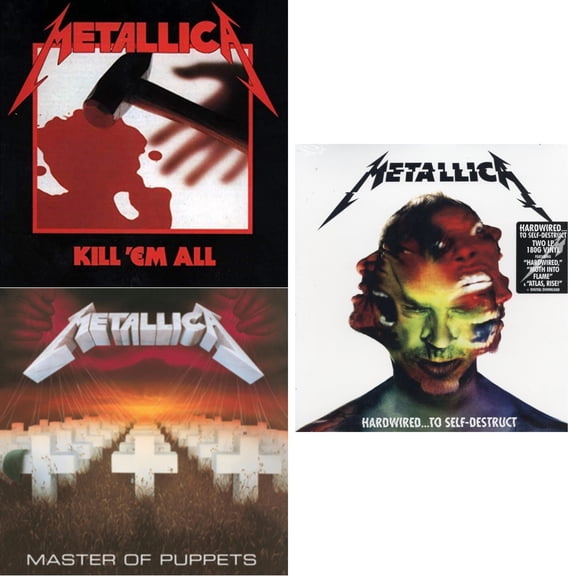Kill Em All (180G) & Master Of Puppets (Remastered) & Hardwired To Self-Destruct (2LP/180G/Dl Card)