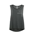 thumbnail image 1 of Kill Em With Kindness Women's Fashion Sleeveless Muscle Tank Top Tee Charcoal Grey Small, 1 of 4