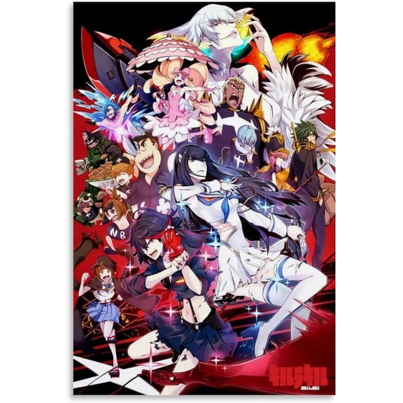 Kill La Kill Anime Poster Unframed Size 24''x36'' GooGate