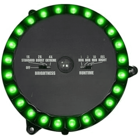 Kill Light 3 Color Feeder Light - Best Hunting Light for Deer Feeders/Hog Hunting - Motion Activated, Portable, Red Green and Amber - Powered by Batteries or Solar Panel$$Other